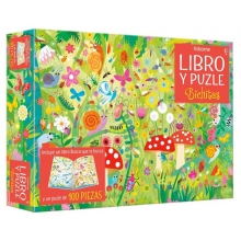 CONTRAPUNTO LIBRO Y PUZZLE BICHITOS 100 PIEZAS