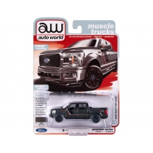 AUTOWORLD AWSP150 1:64 2020 FORD F - 150 TRUCK ( NEW FRONT CORE & WHEELS ) GRAY