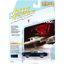 JOHNNY JLSP163A 1:64 1973 PONTIAC GRAND AM BLUE