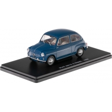 MAGAZINE 24FIAT600DB 1:24 1960 FIAT 600D BLUE