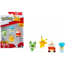 IMEX PKW3402 POKEMON PACK DE 4 FIGURAS