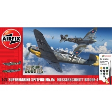 AIRFIX 50194 1:72 SUPERMARINE SPITFIRE MK VC VS BF109F 4 DOGFIGHT DOUBLE