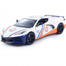 MOTORMAX 79664 1:24 2020 CORVETTE C8 WITH GULF LIVERY