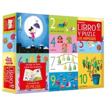 CONTRAPUNTO LIBRO Y PUZZLE LOS NUMEROS 25 PIEZAS