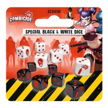 CMON CMZCD010ES ZOMBICIDE SEGUNDA EDICION SPECIAL BLACK & WHITE DICE