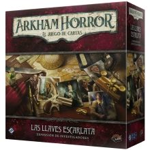 FANTASY FLIGHT AHC69ES ARKHAM HORROR LCG LAS LLAVES ESCARLATA EXPASION INVESTIGADORES