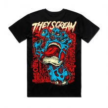 PAULFELMER POLERA NEGRA THEY SCREAM PAUL FELMER TALLA M