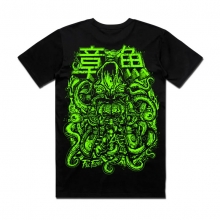 PAULFELMER POLERA NEGRA PULPO PAUL FELMER TALLA XXL