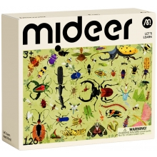 MIDEER CT4301 LETS LEARN PUZZLE INSECT WORLD 126 PIEZAS