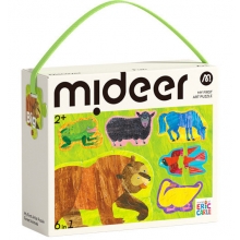 MIDEER MD1461 MY FIRST ARTIST PUZZLE FOREST ANIMALS 6 IN 1