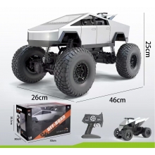 GIGATOYS YY2063 1:8 R C CLIMBING CYBERTRUCK ( SILVER ) TYPE TESLA