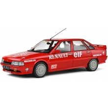 SOLIDO 1807707 1:18 RENAULT 21 TURBO MK . 1 RED RECORD DE VITESSE SUR GLACE 1988