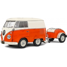 SOLIDO 1810902 1:18 KOOL KOMBI ORANGE & WHITE 1950