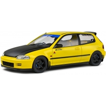 SOLIDO 1810402 1:18 HONDA CIVIC ( EG6 ) SPOON VERSION YELLOW CARNIVAL 1991
