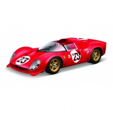 BURAGO 26588 1:24 RACING KIT 330 P4 DAYTONA 1967 RED 23
