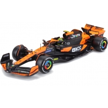 BURAGO 28033 1:24 RACE FORMULA MCLAREN MCL38 W HELMET ( 2024 ) NORRIS 4
