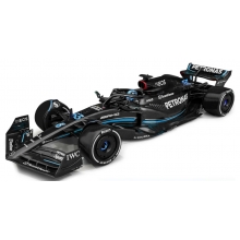 BURAGO 28509 1:24 RACE FORMULA MERCEDES W14 MODEL KIT W HELMET ( 2023 ) RUSSELL 63