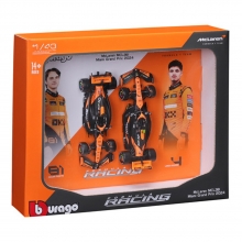 BURAGO 38109 1:43 RACE MCLAREN MCL38 ( 2024 ) 2 - PACK, GIFT BOX