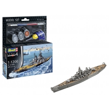 REVELL 65183 1:1200 MODEL SET BATTLESHIP USS NEW JERSEY
