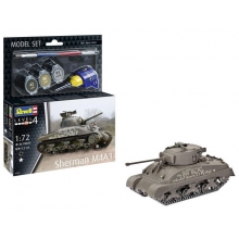 REVELL 63290 1:72 MODEL SET SHERMAN M4A1