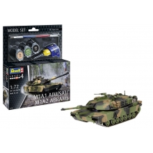 REVELL 63346 1:72 MODEL SET M1A1 AIM ( SA ) M1A2 ABRAMS