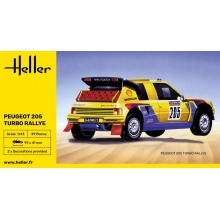 HELLER 80189 1:43 PEUGEOT 205 TURBO RALLYE