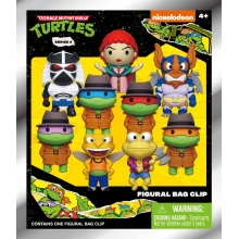 MONOGRAM 63360 TMNT RETRO 3D FOAM BAG CLIP SERIES 4