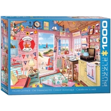 EUROGRAPHICS 6000-5908 OCEAN COTTAGE BY RAY POWERS 1000 PIEZAS PUZZLE