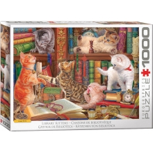EUROGRAPHICS 6000-5913 LIBRARY KITTENS BY IMAGE WORLD 1000 PIEZAS PUZZLE