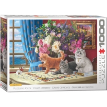 EUROGRAPHICS 6000-5914 PUZZLING CATS BY IMAGE WORLD 1000 PIEZAS PUZZLE