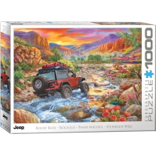 EUROGRAPHICS 6000-5998 JEEP ROCKY RIDE BY C BIGELOW 1000 PIEZAS PUZZLE