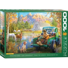EUROGRAPHICS 6000-6012 SINGING LAKE BY ANGELO BONITO 1000 PIEZAS PUZZLE