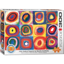 EUROGRAPHICS 6331-1323 3D COLOR STUDY OF SQUARES LENTICULAR