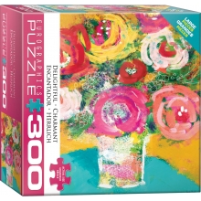 EUROGRAPHICS 8300-6000 DELIGHTFUL BY LINDA WOODS 300 PIEZAS PUZZLE