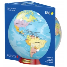 EUROGRAPHICS 8551-5863 MAP OF THE WORLD TIN 550 PIEZAS PUZZLE TIN