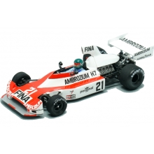 MAGAZINE 24F10074 1:24 JACQUES LAFFITE 1975 WILLIAMS FW04 21 WHITE ORANGE
