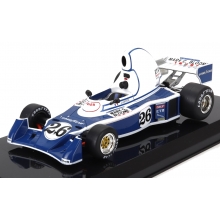 MAGAZINE 24F10085 1:24 1976 LIGIERS JS5 26 JACQUES LAFFITE, WHITE BLUE