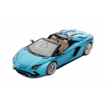 MAGAZINE SCLAMCABRIO 1:43 2017 LAMBORGHINI AVENTADOR S ROADSTER, BLUE
