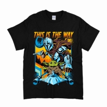 AGUANTE STAR WARS MADALORIAN MANDALORIAN NEGRO TALLA 11 A 12