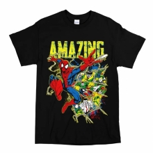 AGUANTE MARVEL AMAZING SPIDERMAN NEGRA NIO TALLA 12 A 14