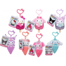 LICENSE2PLAY HKT0366 HELLO KITTY AND FRIENDS 4 INCH CLIP ON PLUSH ASSORTMENT