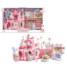 MEGATOYS 6689 CASTLE RABBIT FAMILY