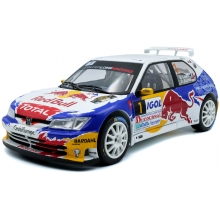 SOLIDO 1808308 1:18 PEUGEOT 306 MAXI WHITE 1 RALLY DU VAR 2017