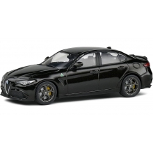 SOLIDO 4313107 1:43 ALFA ROMEO GIULIA QUADRIFOGLIO BLACK 2019