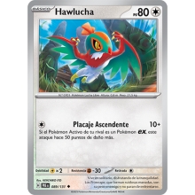 POKEMON PRISMATIC EVOLUTIONS CARTA HAWLUCHA POCO COMUN