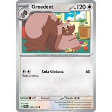 POKEMON AVENTURAS COMPARTIDAS CARTA GREEDENT POCO COMA?N