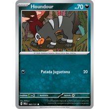 POKEMON PRISMATIC EVOLUTIONS CARTA HOUNDOUR COMUN