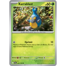 POKEMON JOURNEY TOGETHER CARTA KARRABLAST COMUN