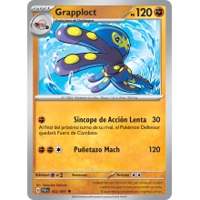 POKEMON DESTINOS DE PALDEA CARTA GRAPPLOCT POCO COMA?N