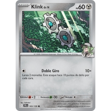 POKEMON AVENTURAS COMPARTIDAS CARTA KLINK DE N COMA?N